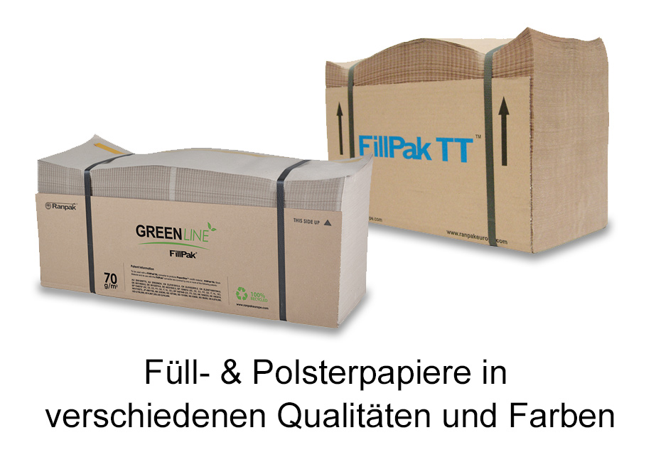 Füll- und Polsterpapiere Polsterpapier